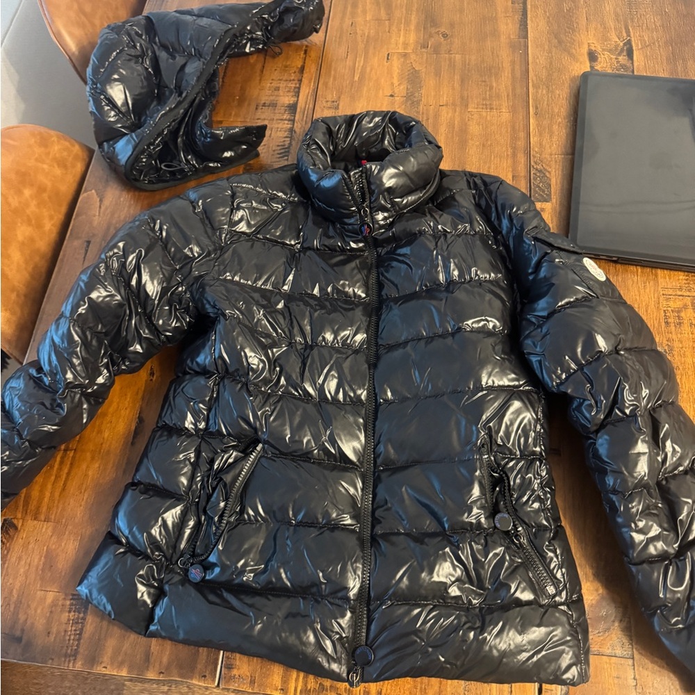 Moncler Shiny Black Puffer Jacket
